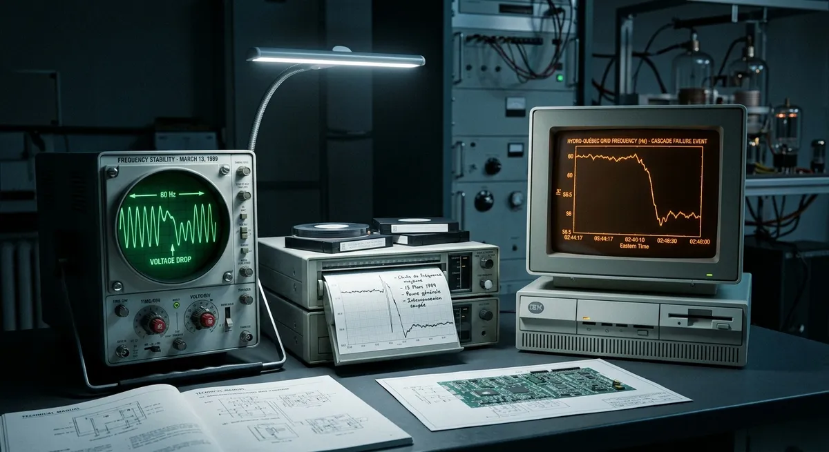 The 1989 Quebec Blackout: Revisiting Frequency Data from a Cascade Failure